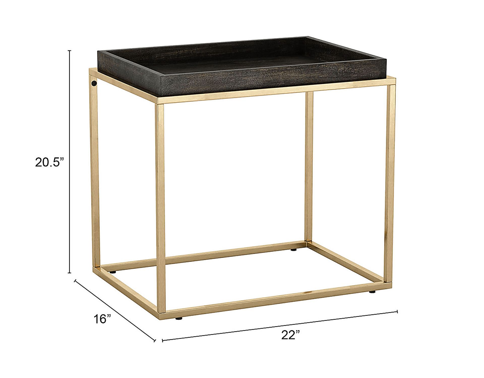 Cloudcroft Black End Table - Image 9