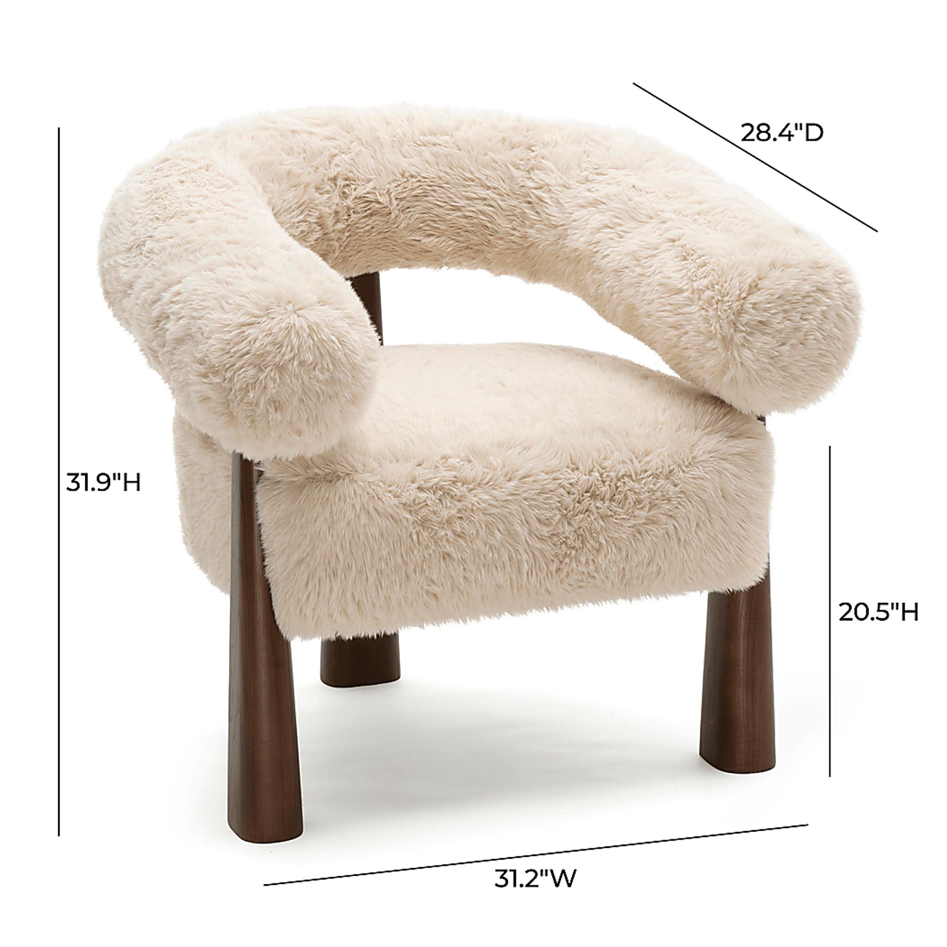 Cloudtube Natural Accent Chair - Image 3