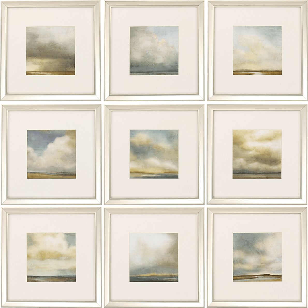 Cloudy Isle Set of 9 Artwork