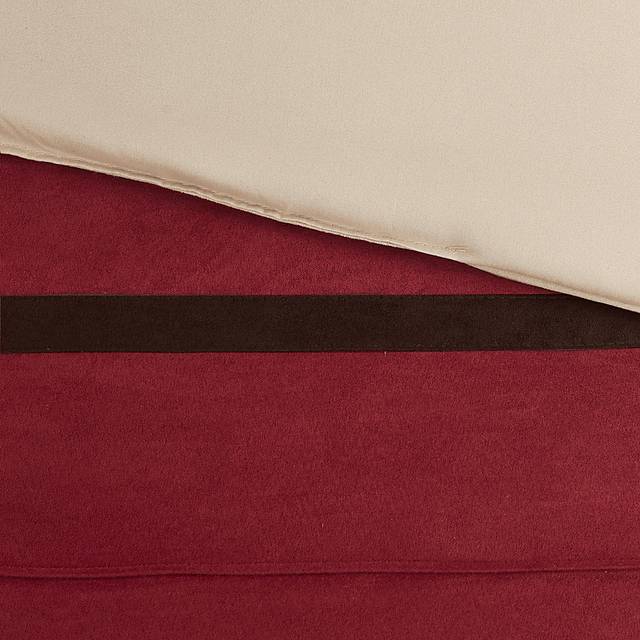 Clouet Red 7 Pc King Comforter Set - Thumbnail - Image 10