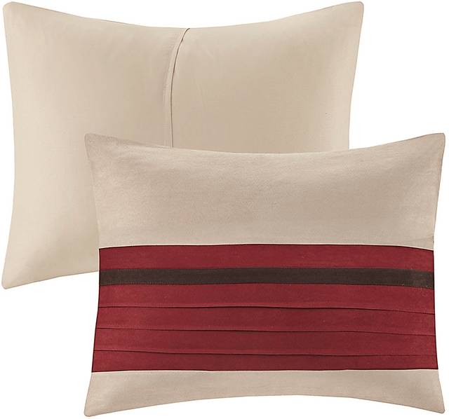 Clouet Red 7 Pc King Comforter Set - Thumbnail - Image 2