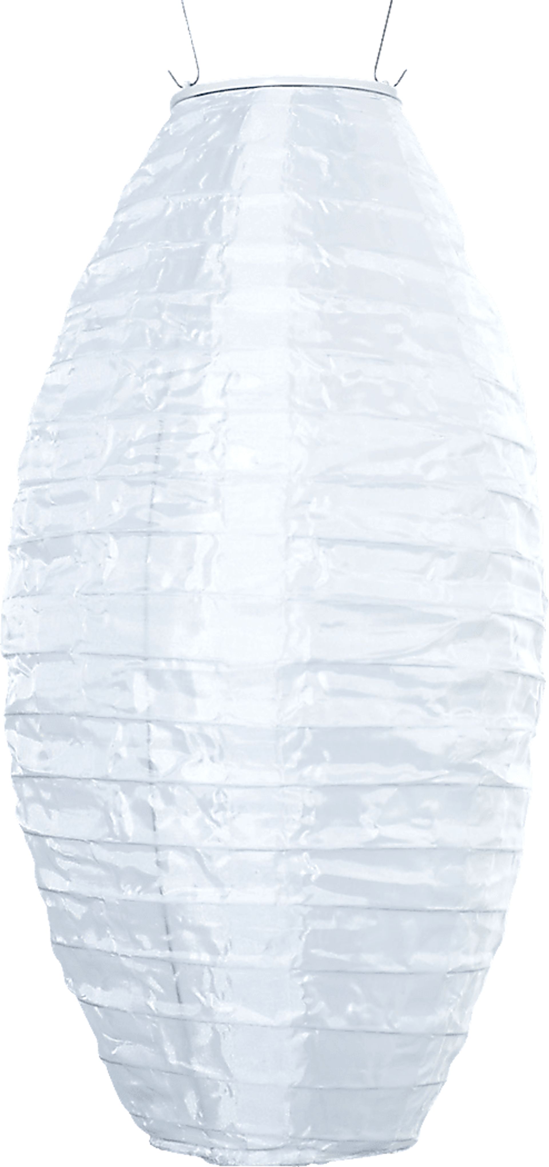 Clovedale White Outdoor Solar Lantern - Image 1