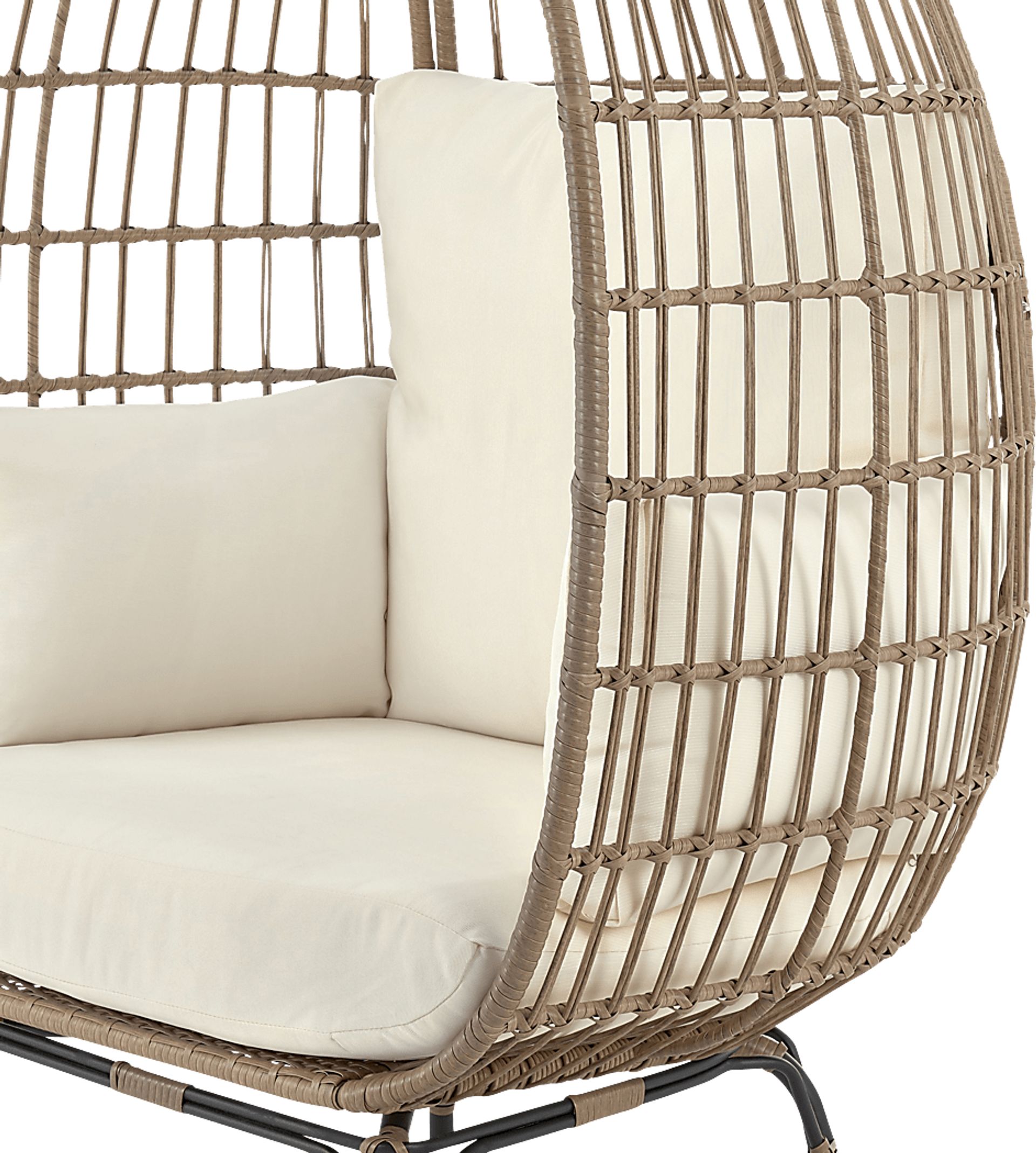 Clovehitch Cream Egg Chair - Image 5