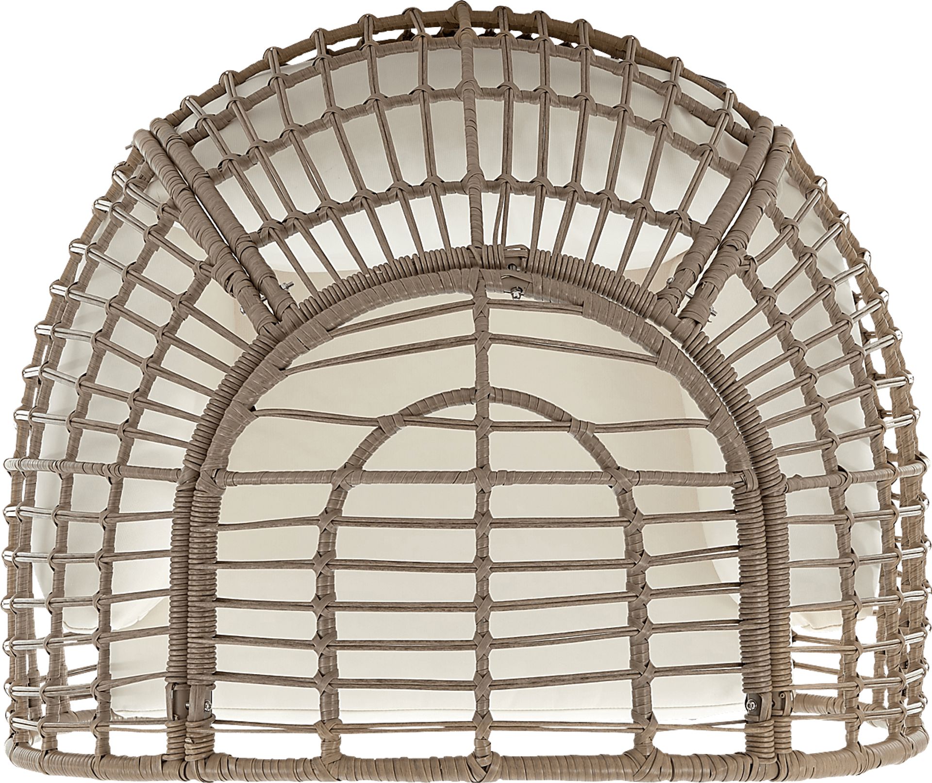 Clovehitch Cream Egg Chair - Image 7