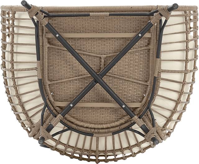 Clovehitch Cream Egg Chair - Thumbnail - Image 8