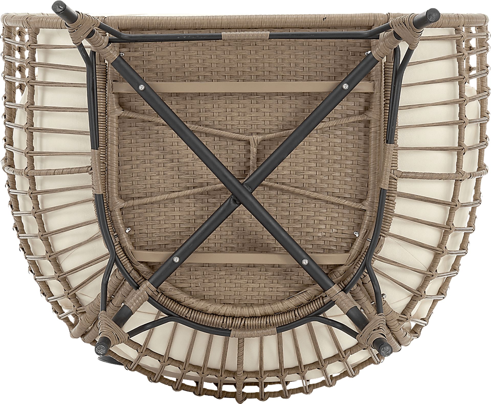 Clovehitch Cream Egg Chair - Image 8