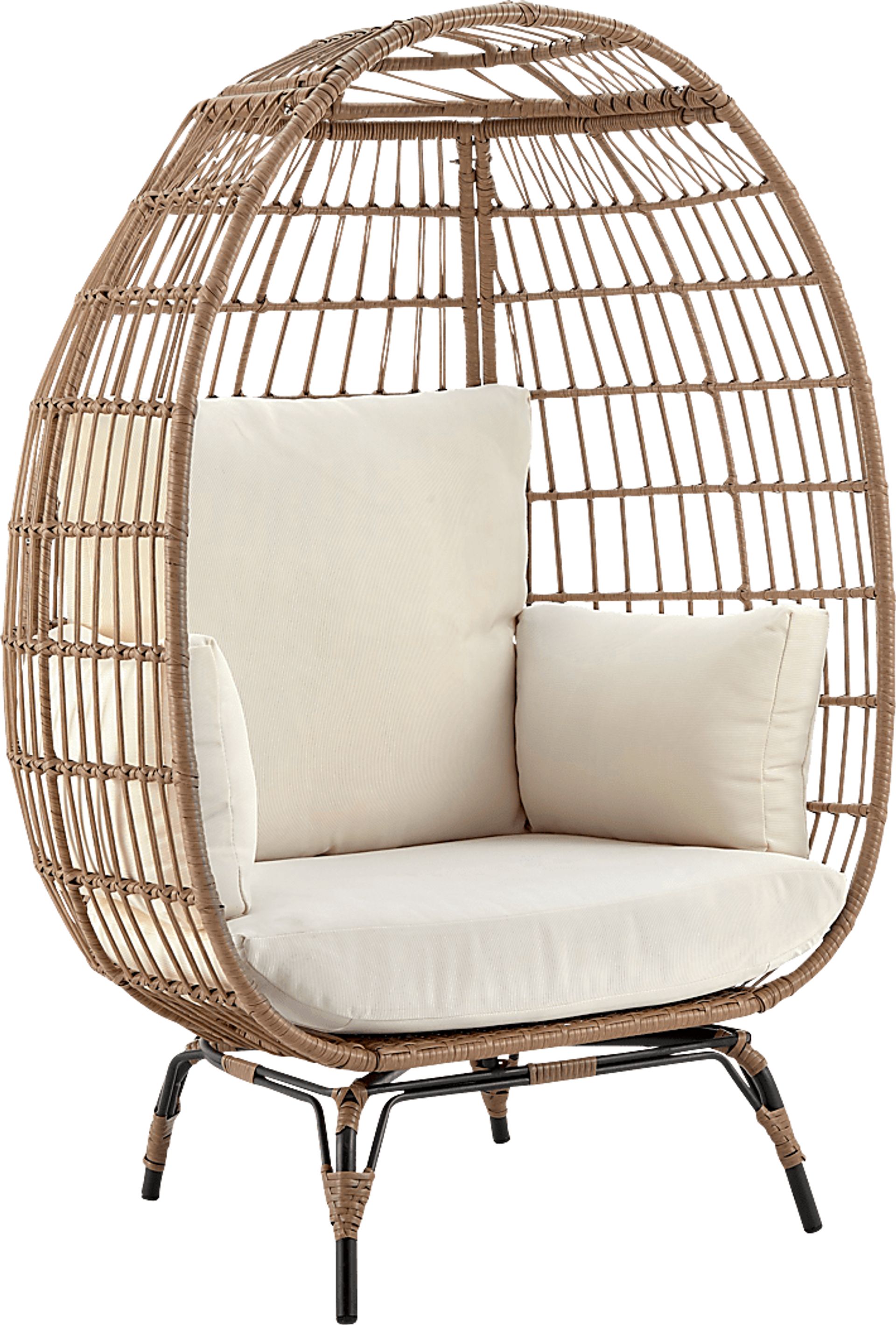 Clovehitch Cream Egg Chair - Image 1