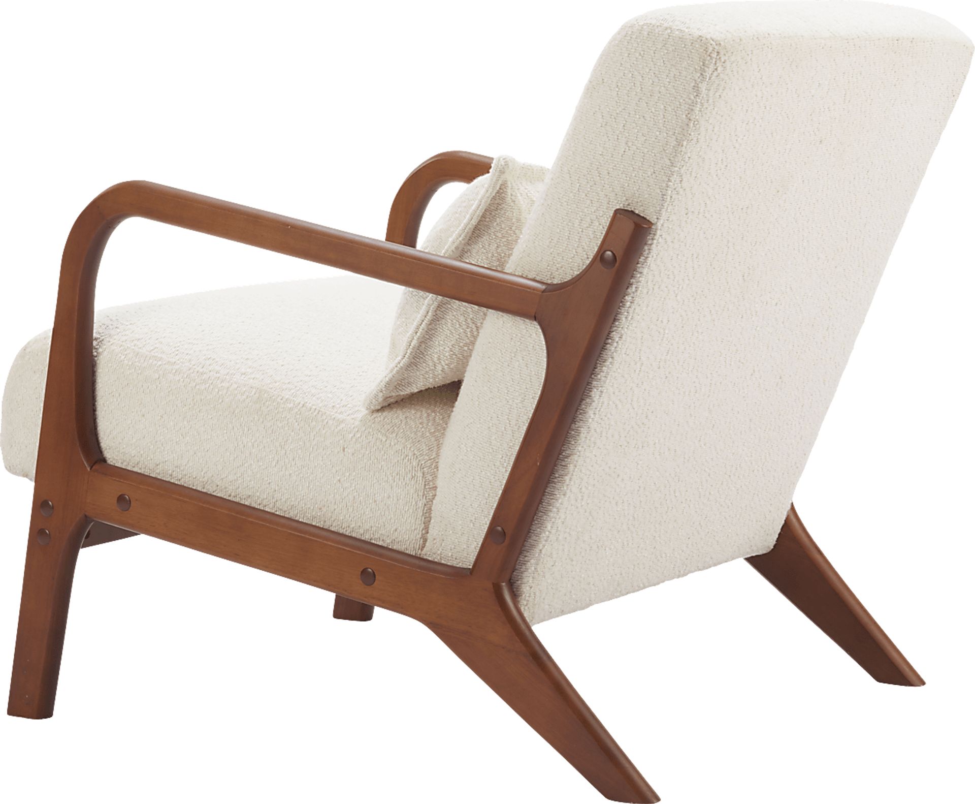 Clovelia White Accent Chair - Image 7