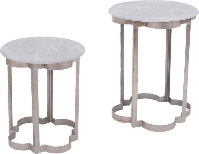 Clover Ridge White Set of 2 Nesting Tables - Thumbnail - Image 1