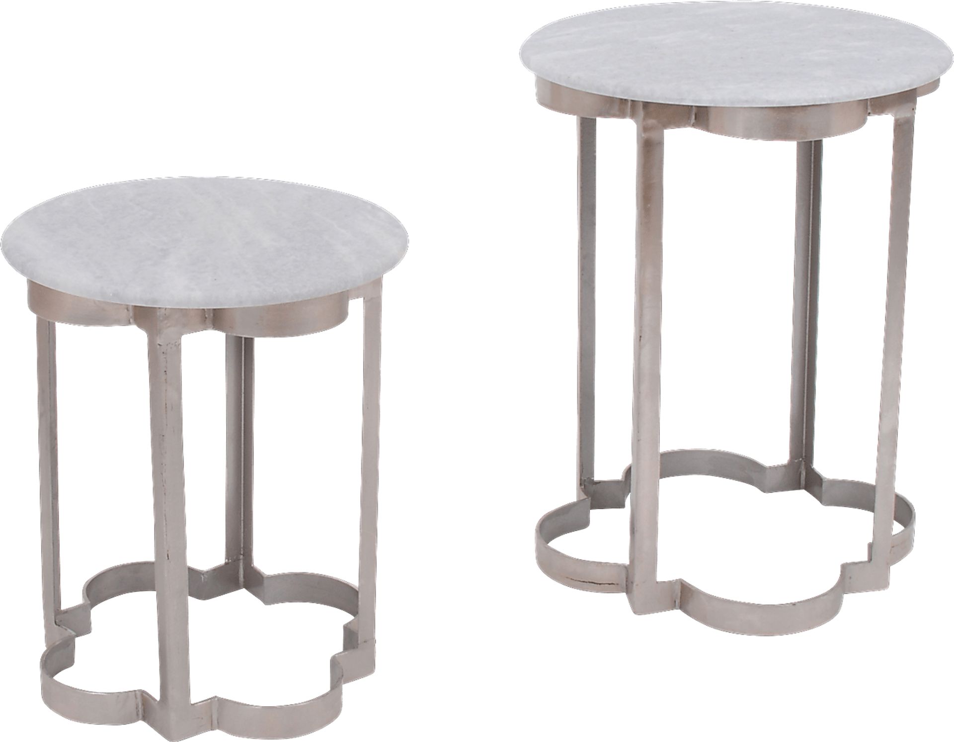 Clover Ridge White Set of 2 Nesting Tables - Image 1