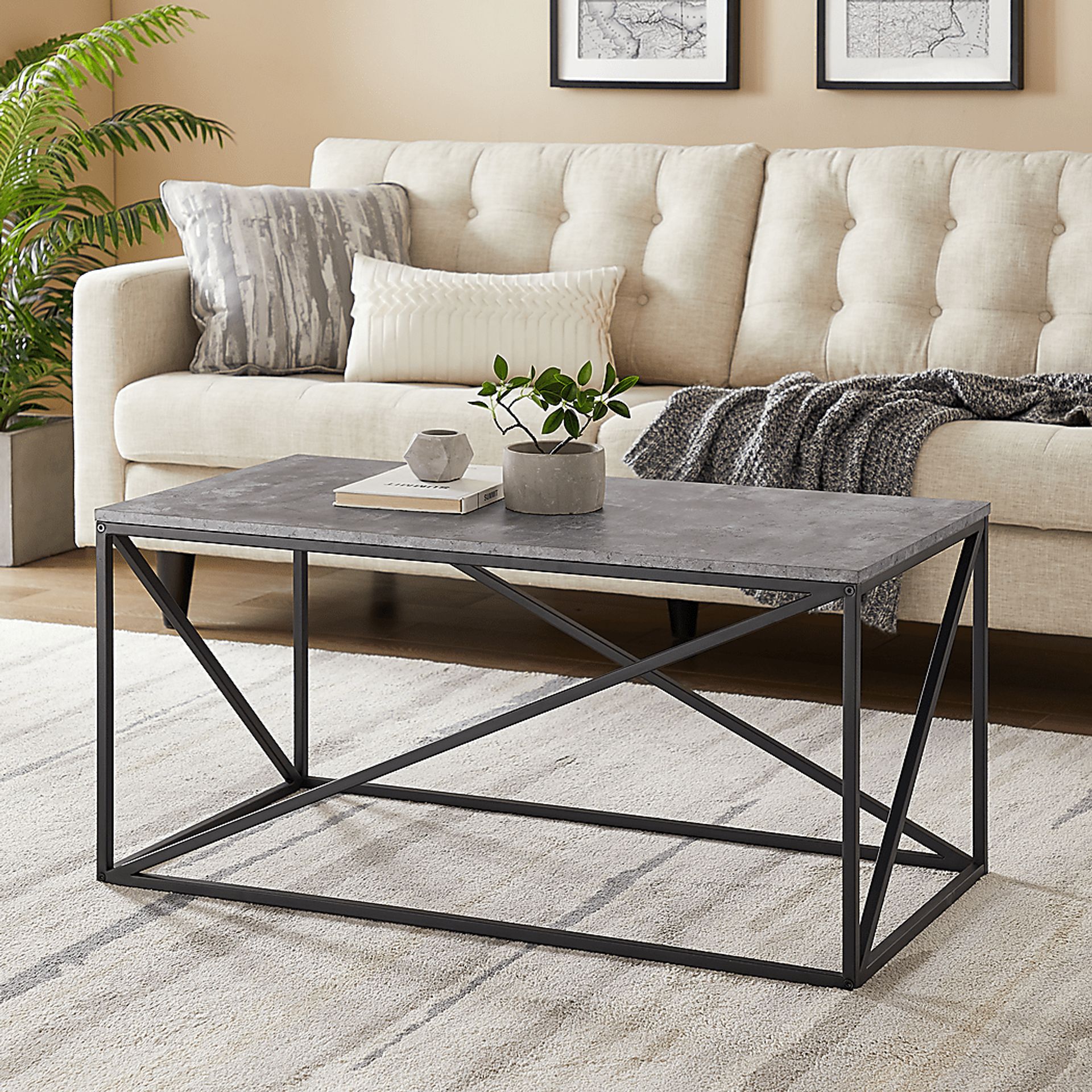 Clovercrest Dark Gray Cocktail Table - Image 4