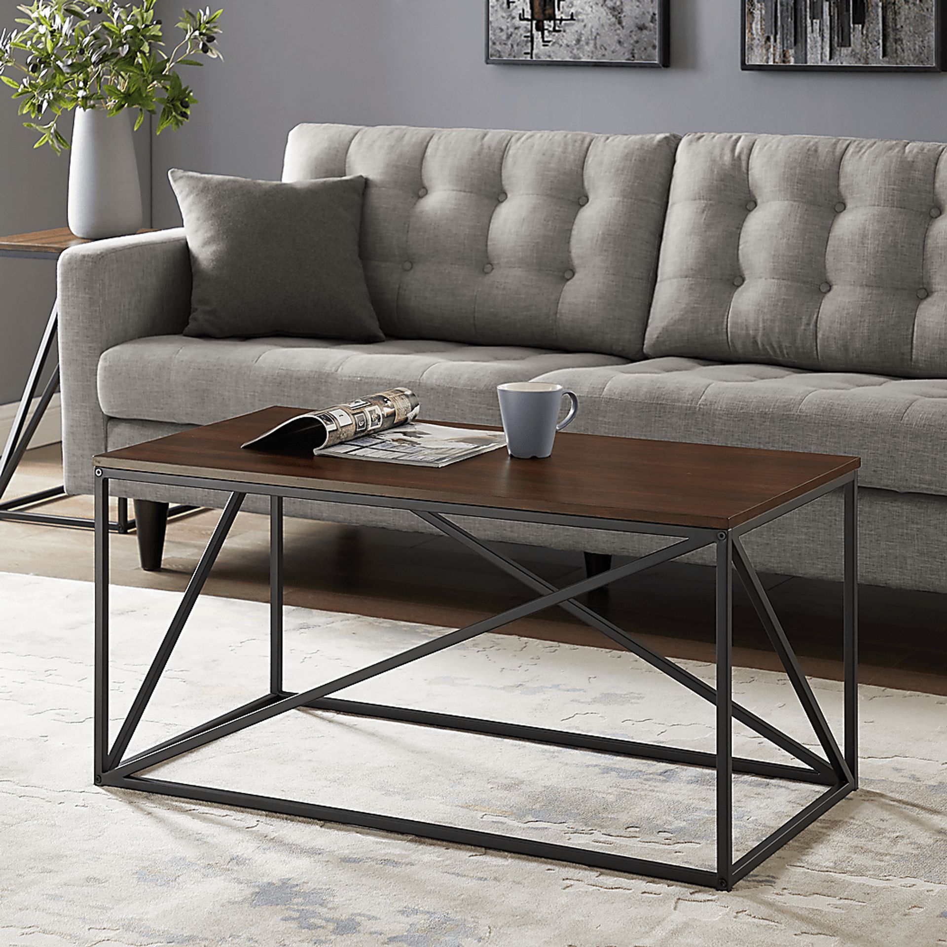 Clovercrest Walnut Cocktail Table - Image 4