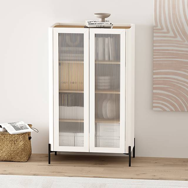 Cloverdaley Off-White Decor Cabinet - Thumbnail - Image 2
