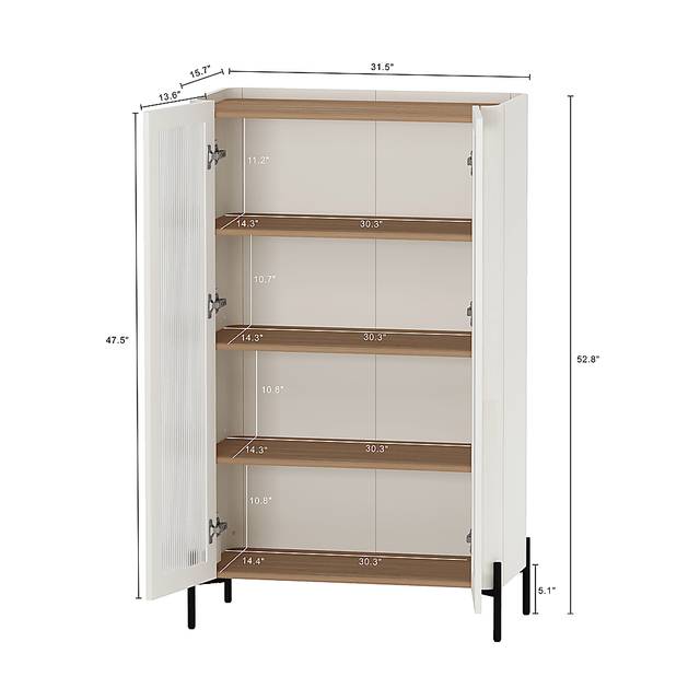 Cloverdaley Off-White Decor Cabinet - Thumbnail - Image 5