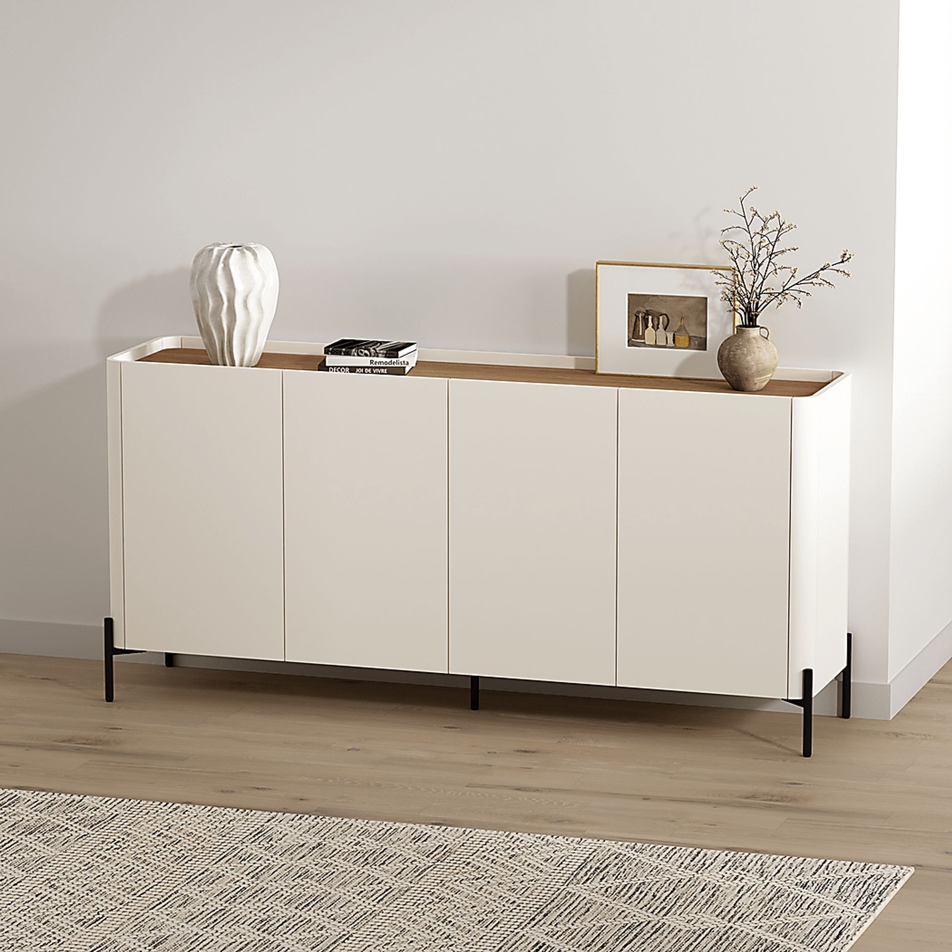 Cloverdaley Off-White Sideboard - Image 2