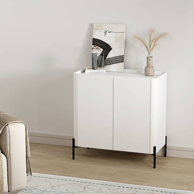Cloverdaley White Accent Cabinet - Thumbnail - Image 2