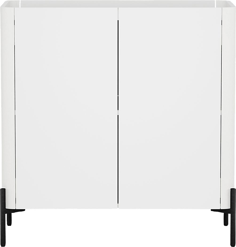 Cloverdaley White Accent Cabinet - Thumbnail 2