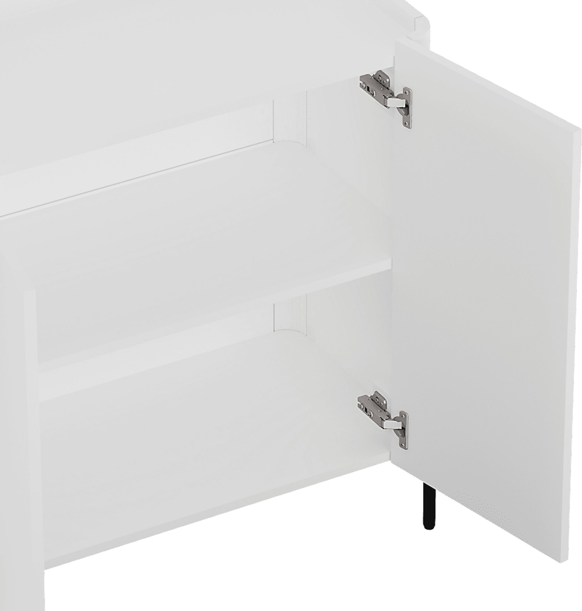 Cloverdaley White Accent Cabinet - Image 7
