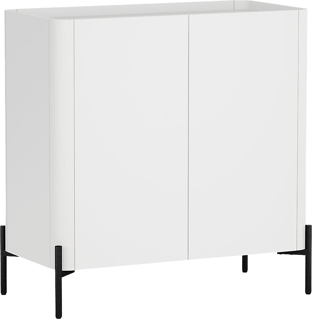 Cloverdaley White Accent Cabinet