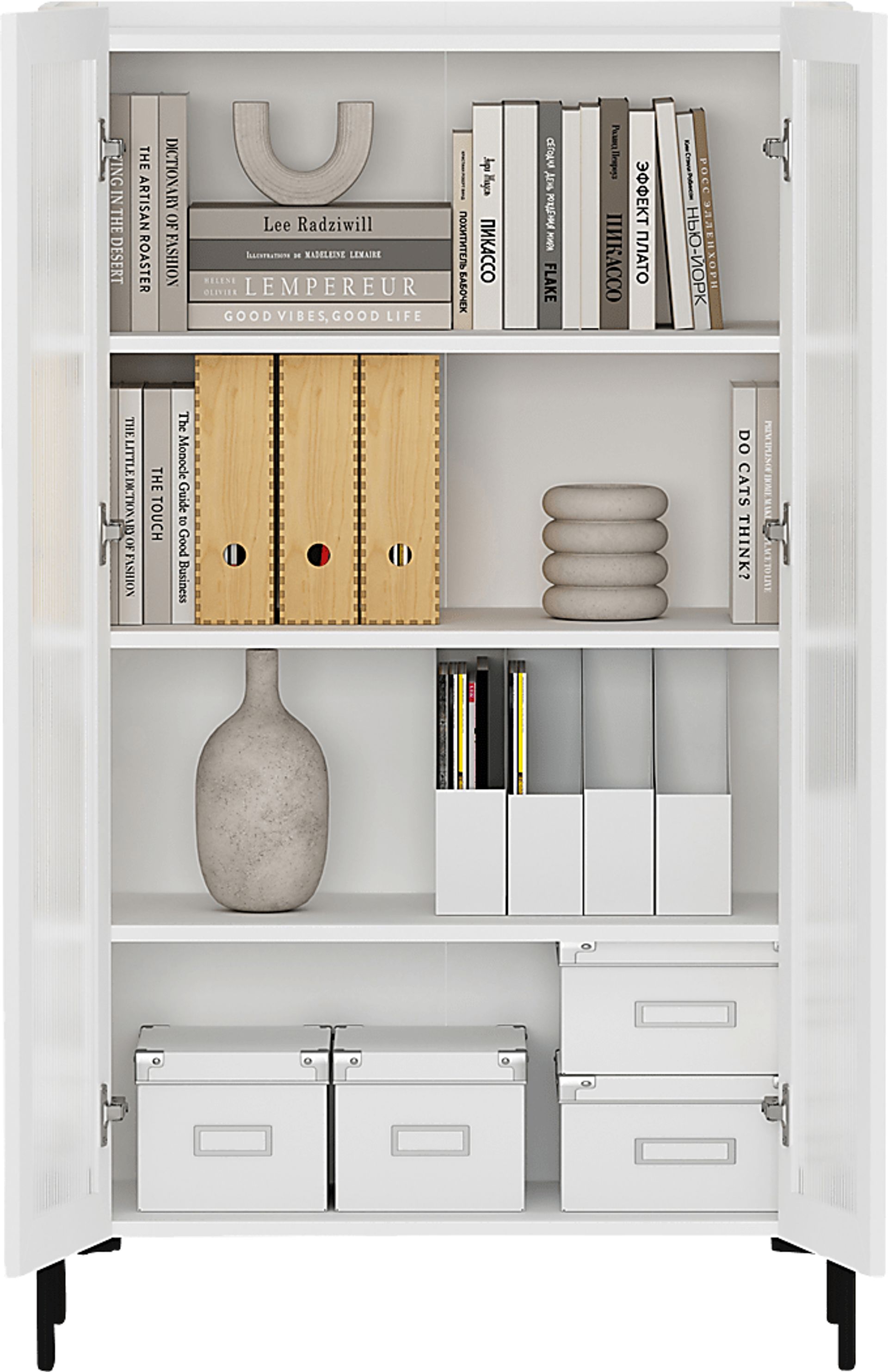 Cloverdaley White Decor Cabinet - Image 12