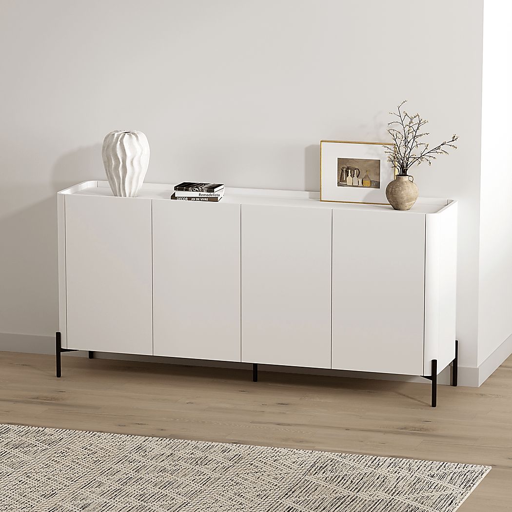 Cloverdaley White Sideboard