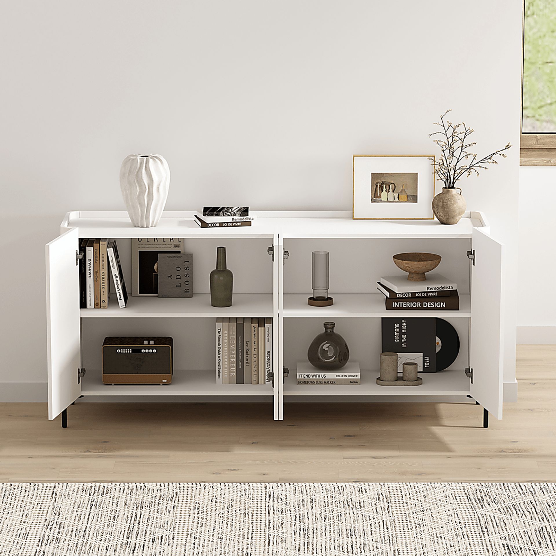 Cloverdaley White Sideboard - Image 3