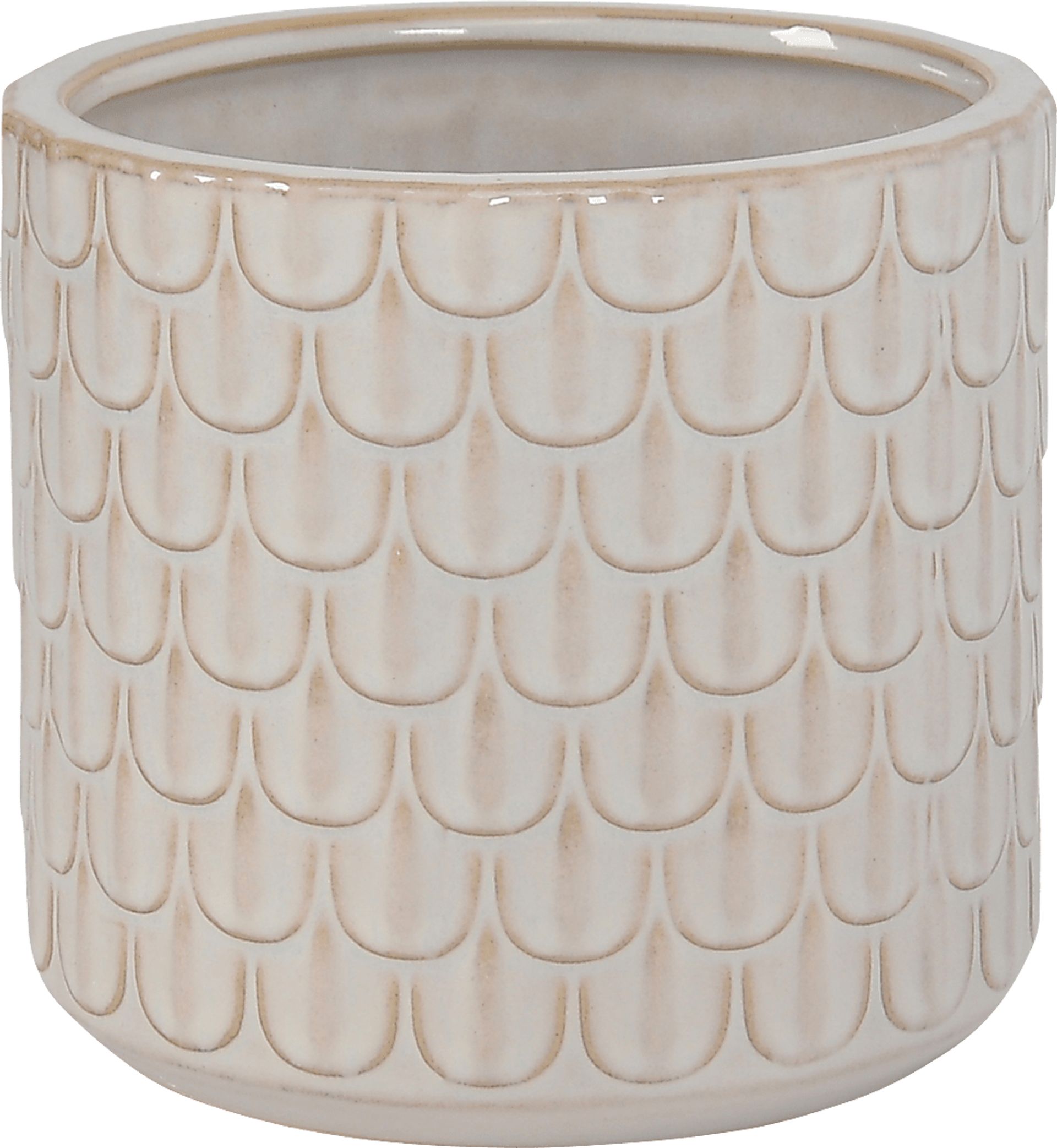 Clovergate White 7in. Planter - Image 1