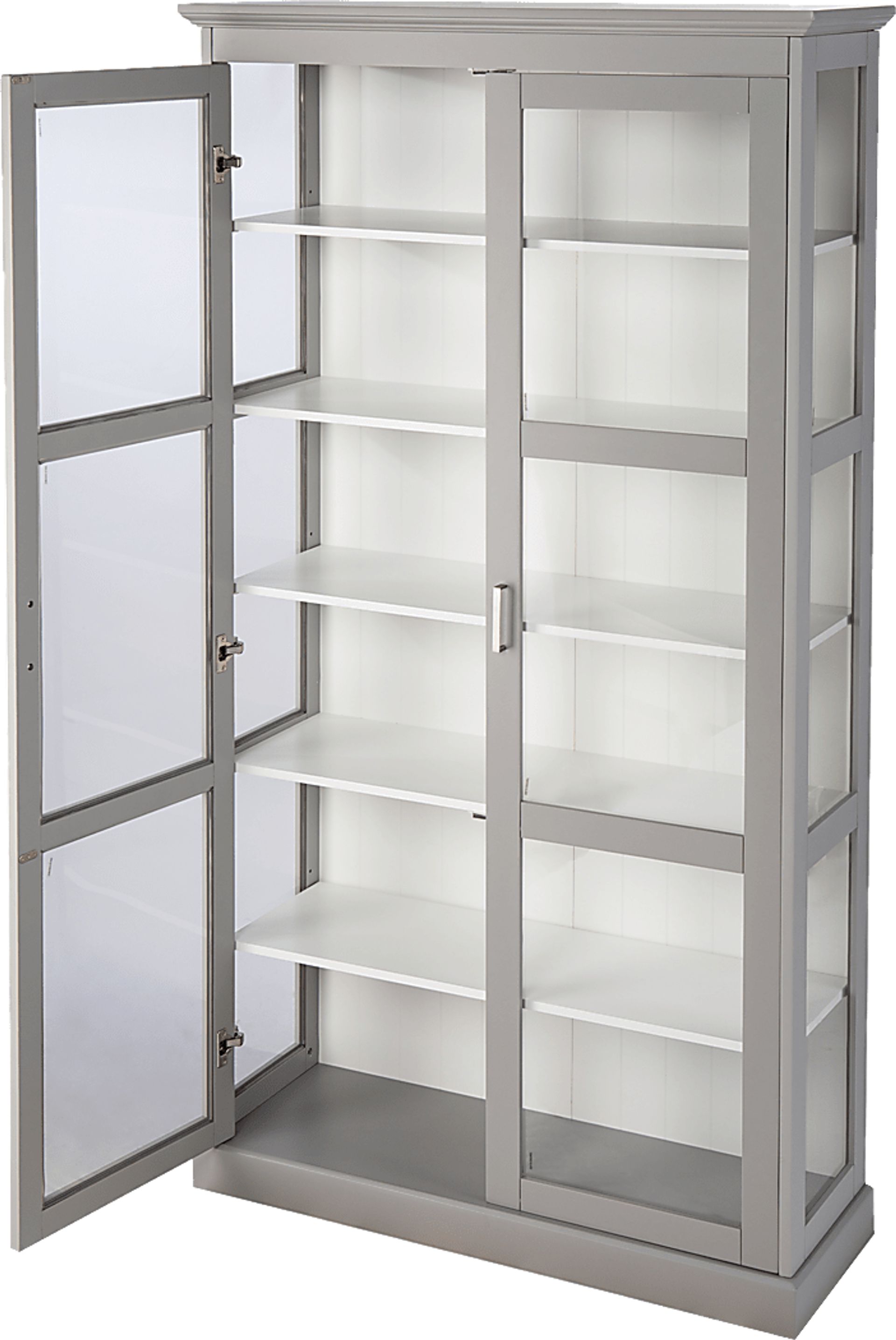 Clovermeade Gray Curio Cabinet - Image 2