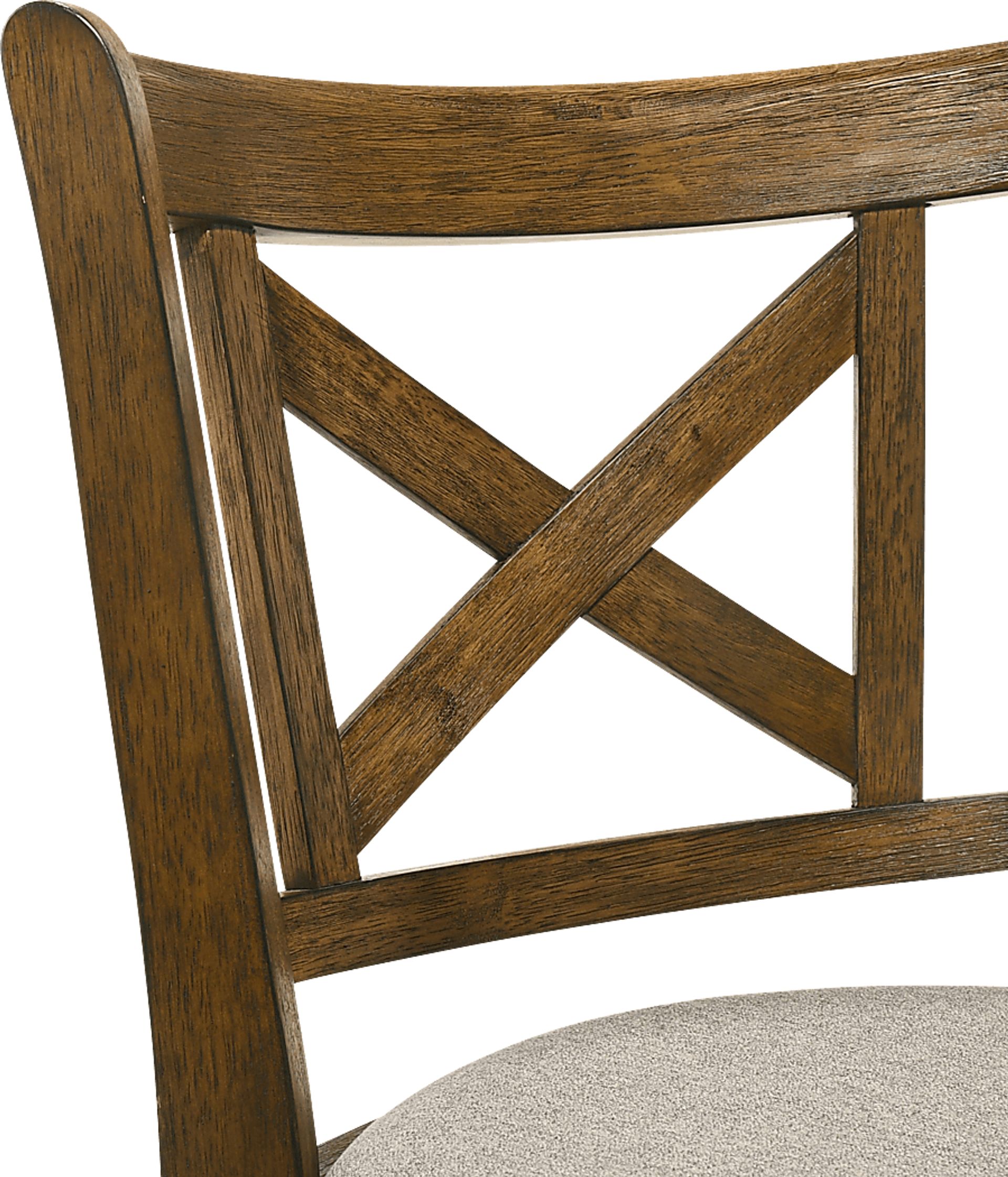 Cloverprises Gray Swivel Barstool - Image 3