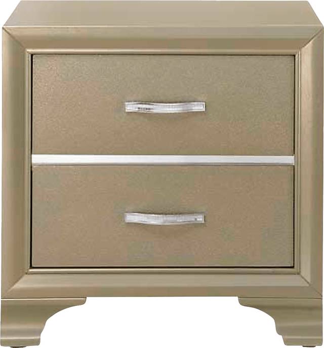 Cloverview Champagne Nightstand - Thumbnail - Image 1