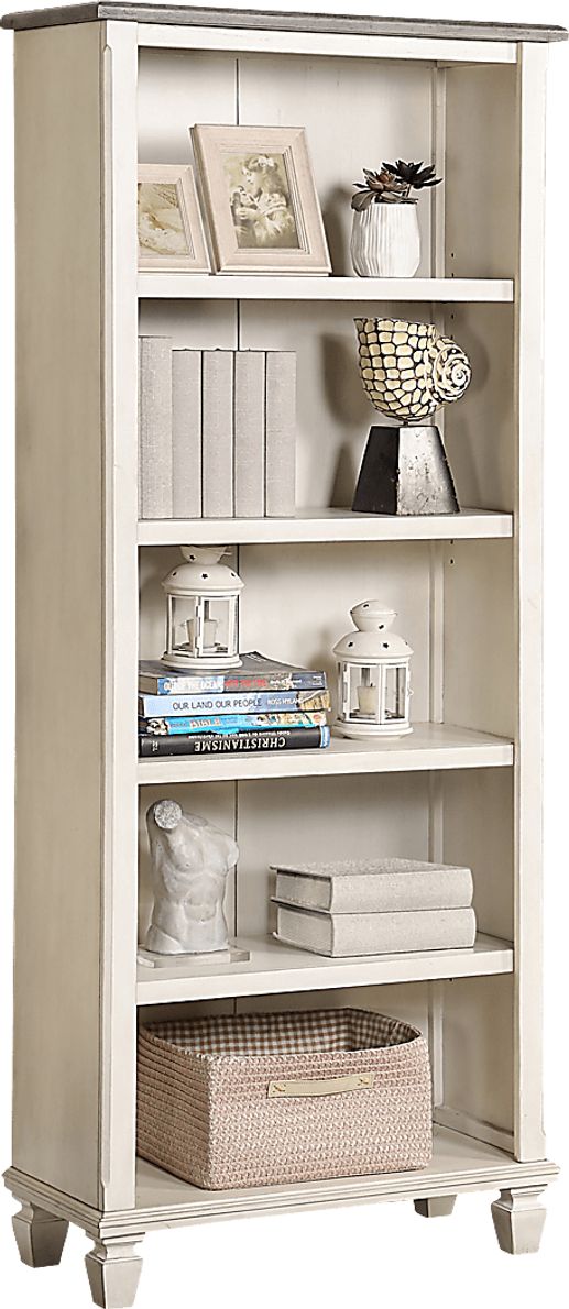 Cloville White Bookcase