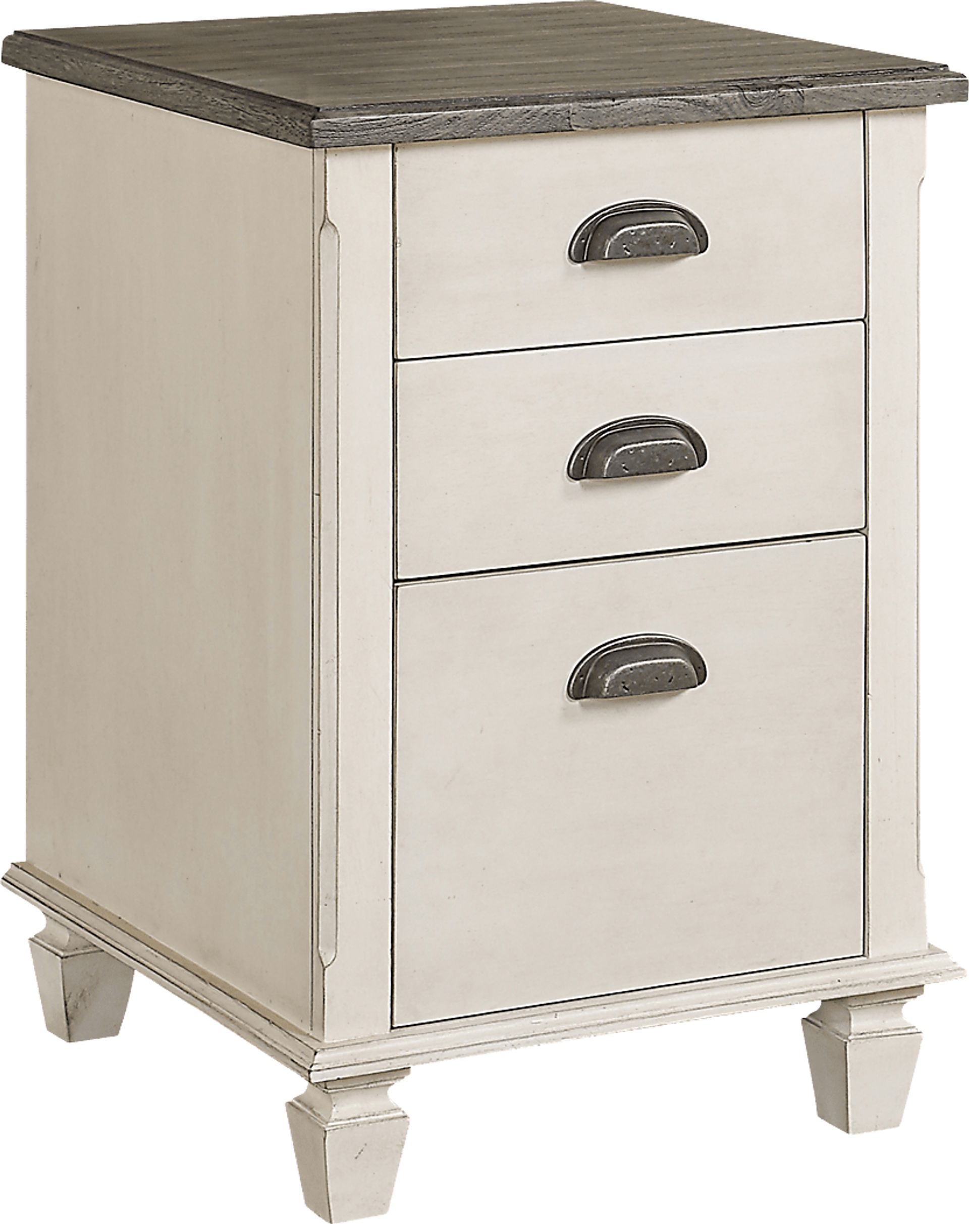 Cloville White File Cabinet - Image 1
