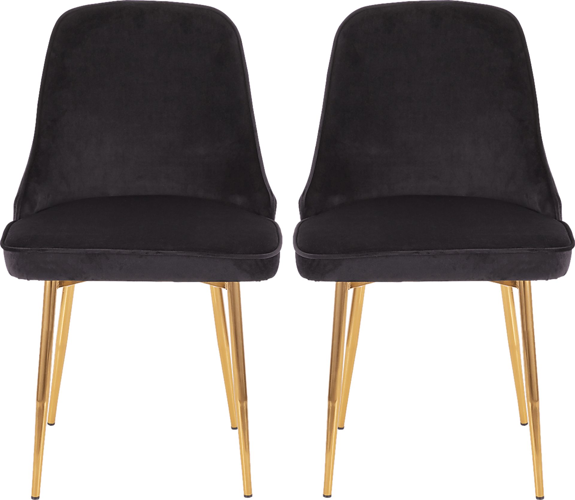Clovis Black Dining Chair, Set of 2 - Image 3
