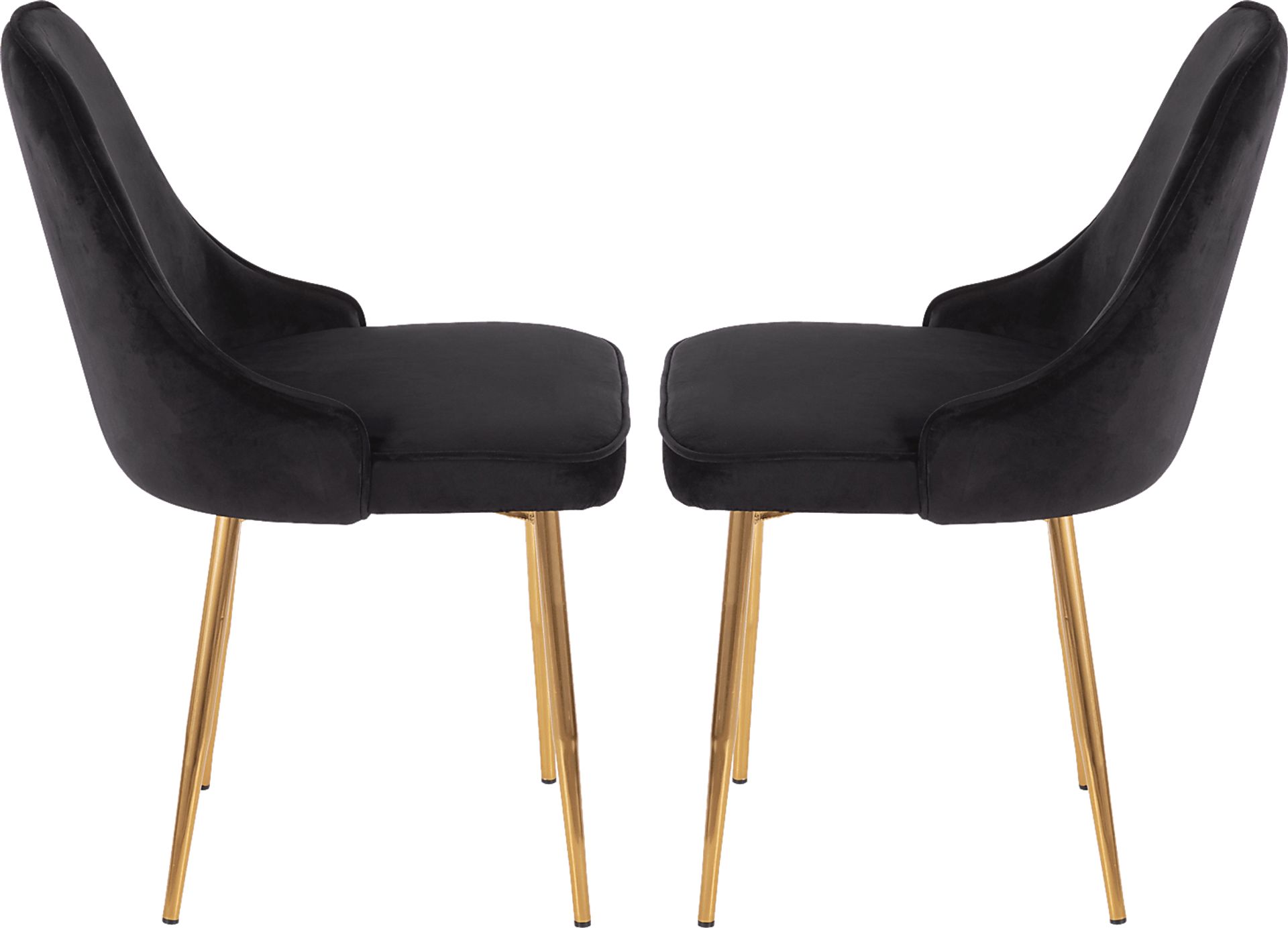 Clovis Black Dining Chair, Set of 2 - Image 4