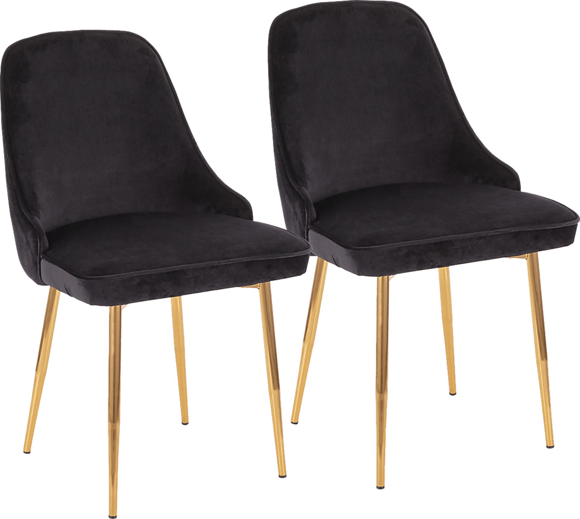 Clovis Black Dining Chair, Set of 2 - Image 1