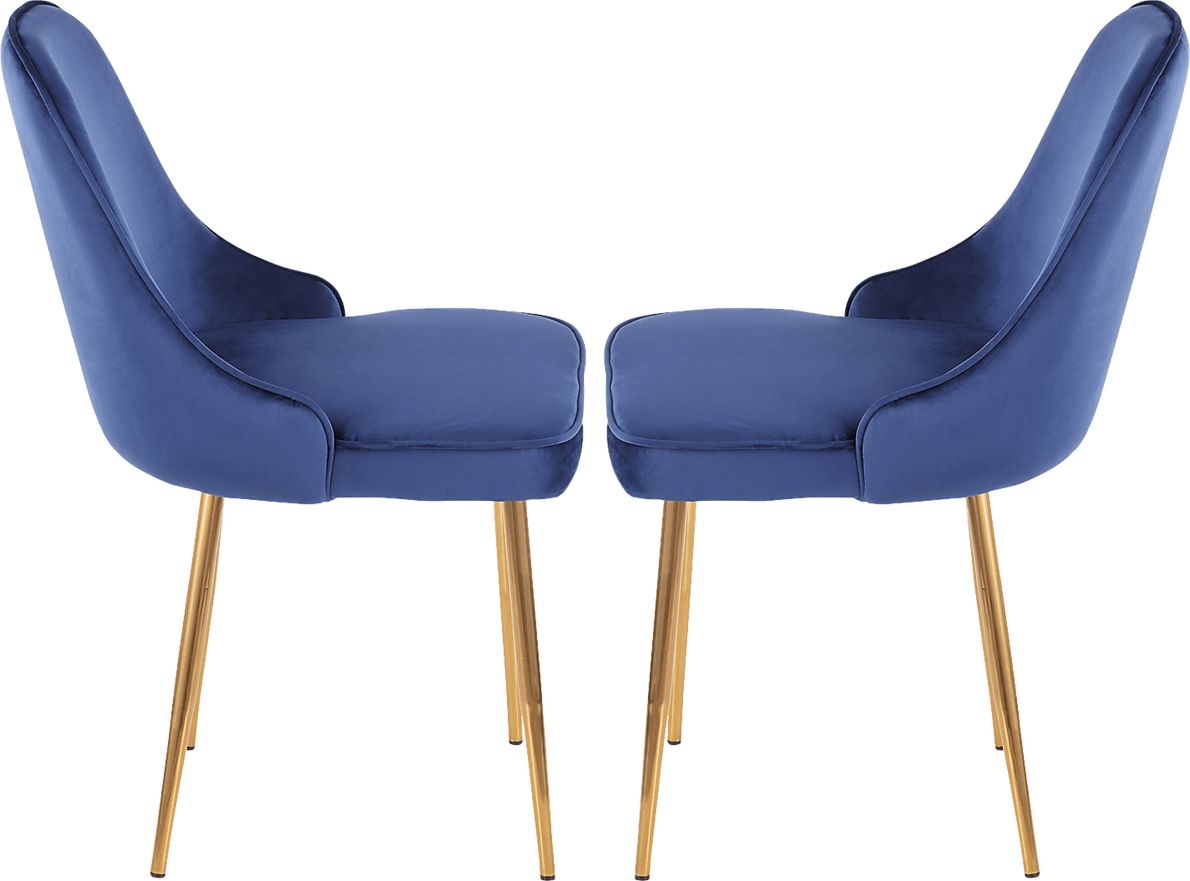 Clovis Blue Dining Chair, Set of 2