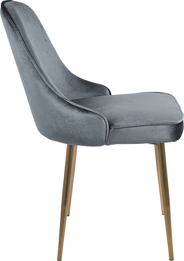 Clovis Blue Dining Chair, Set of 2 - Thumbnail - Image 3