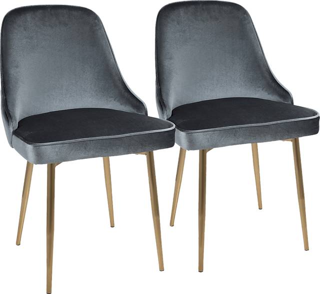 Clovis Blue Dining Chair, Set of 2 - Thumbnail - Image 1