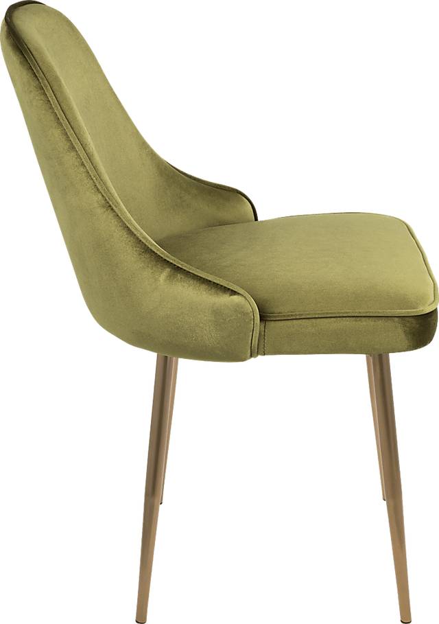Clovis Green Dining Chair, Set of 2 - Thumbnail - Image 3