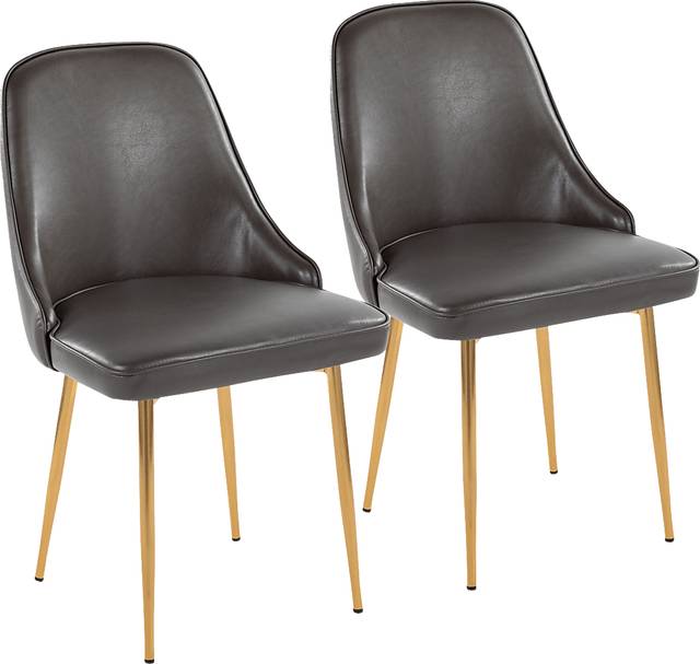 Clovis I Gray Dining Chair, Set of 2 - Thumbnail - Image 1