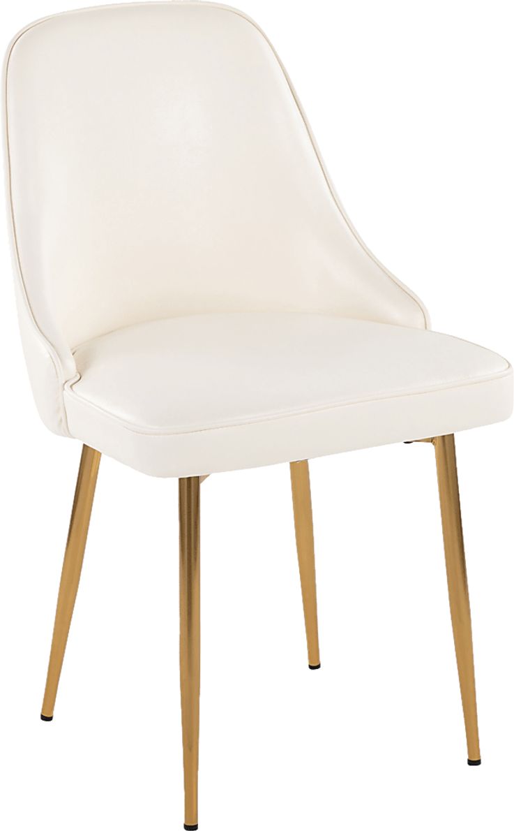Clovis I White Dining Chair, Set of 2