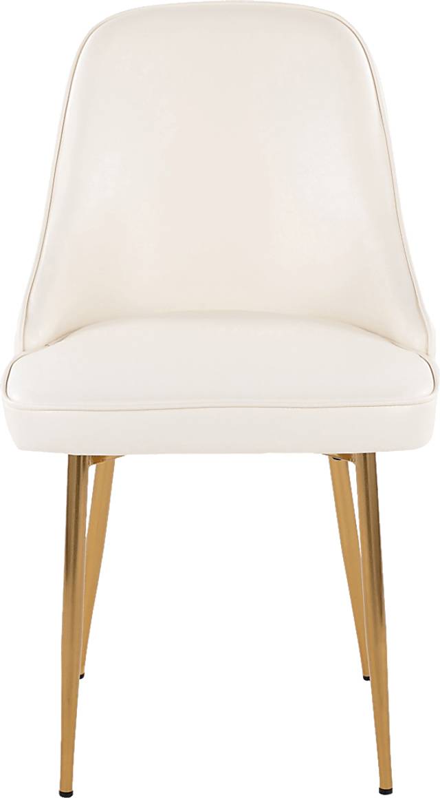 Clovis I White Dining Chair, Set of 2 - Thumbnail - Image 5