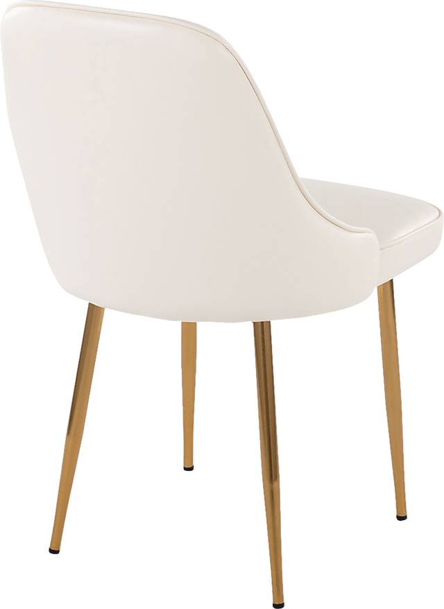 Clovis I White Dining Chair, Set of 2 - Thumbnail - Image 7