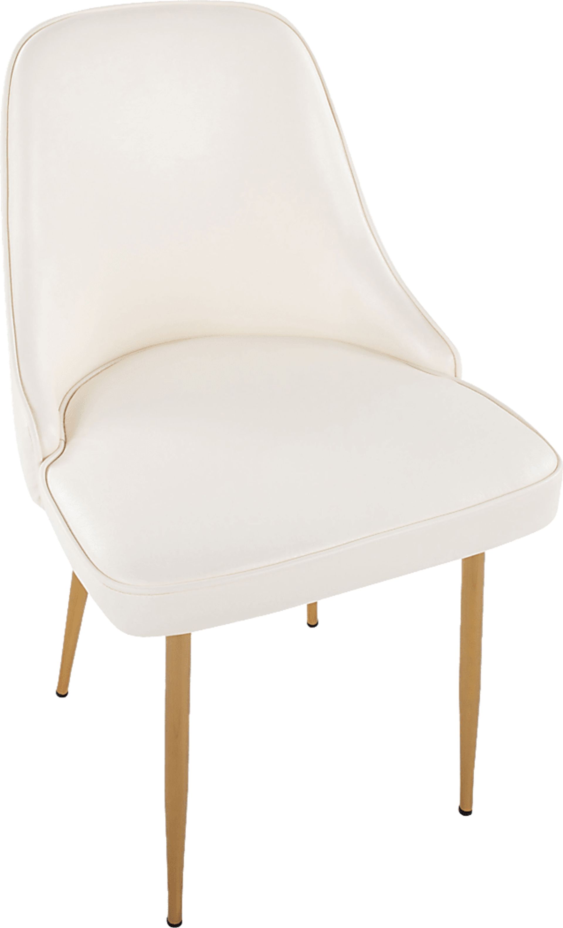 Clovis I White Dining Chair, Set of 2 - Image 9