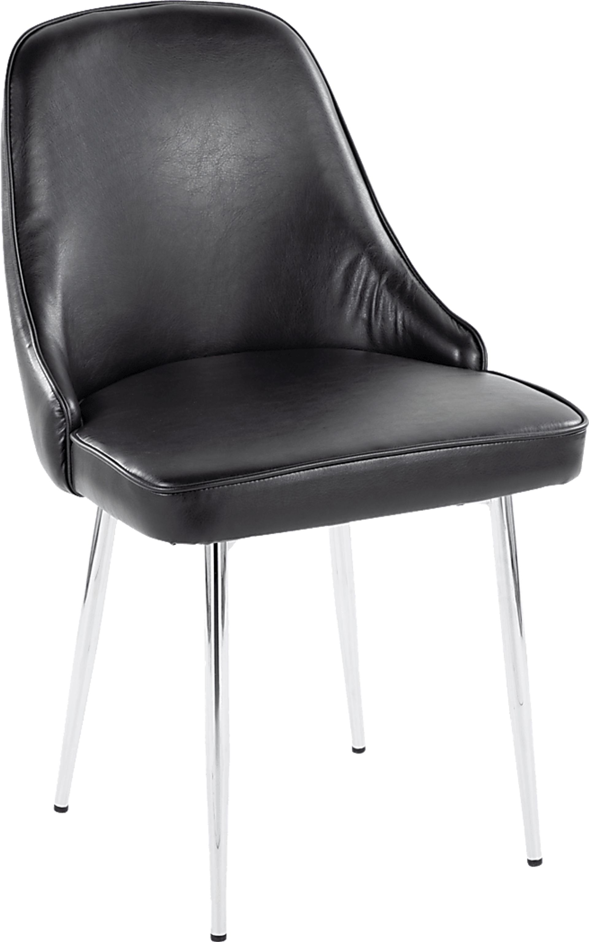 Clovis II Black Dining Chair, Set of 2 - Image 2