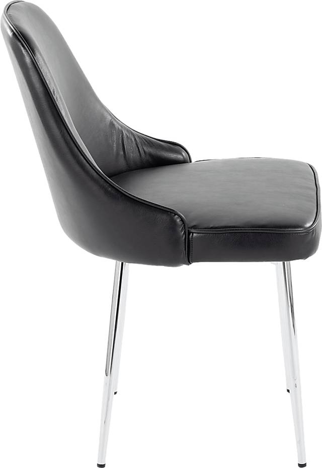Clovis II Black Dining Chair, Set of 2 - Thumbnail - Image 3