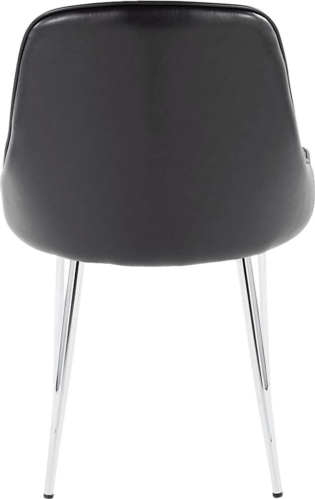 Clovis II Black Dining Chair, Set of 2 - Thumbnail - Image 4