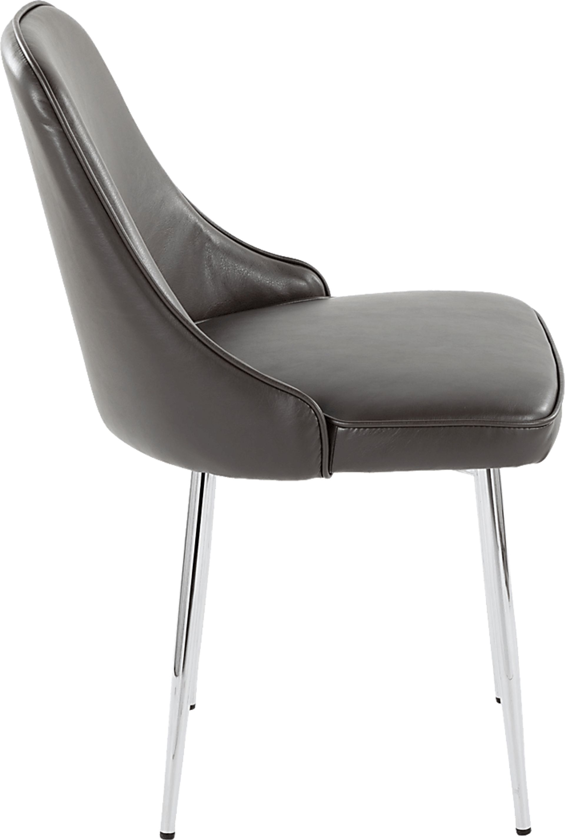 Clovis II Gray Dining Chair, Set of 2 - Image 3