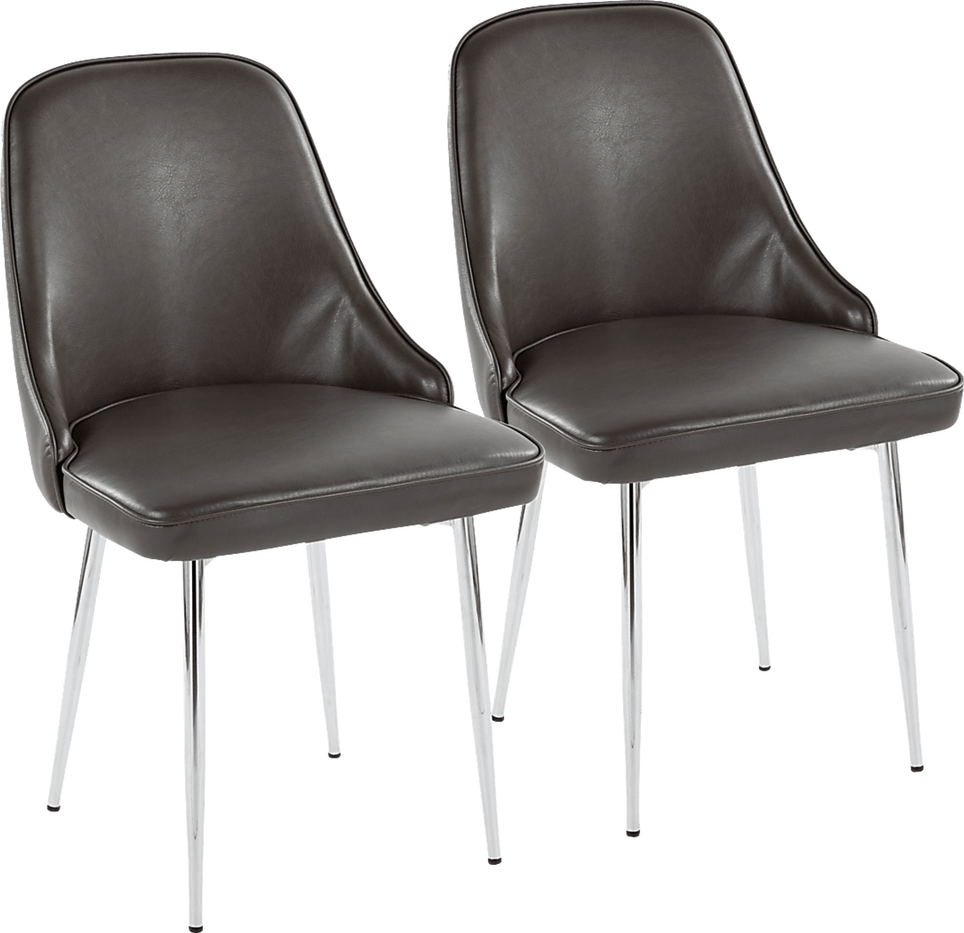 Clovis II Gray Dining Chair, Set of 2 - Image 1
