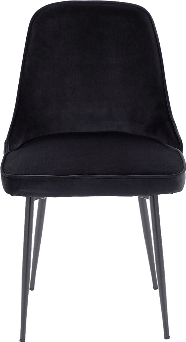 Clovis III Black Dining Chair, Set of 2